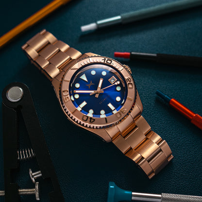 42mm SX - Blue x Rose Gold