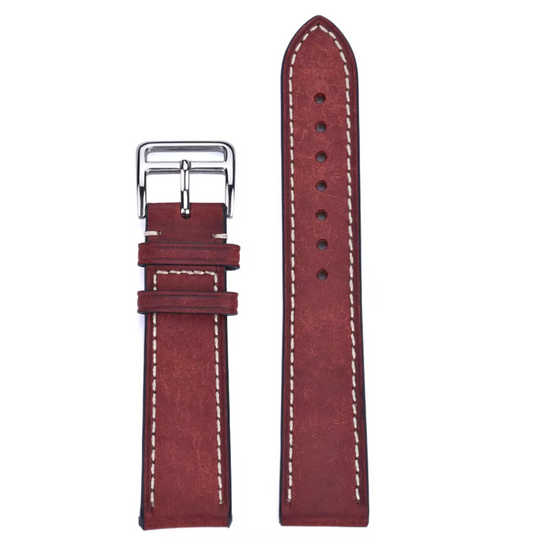 Pueblo Leather Strap - Red