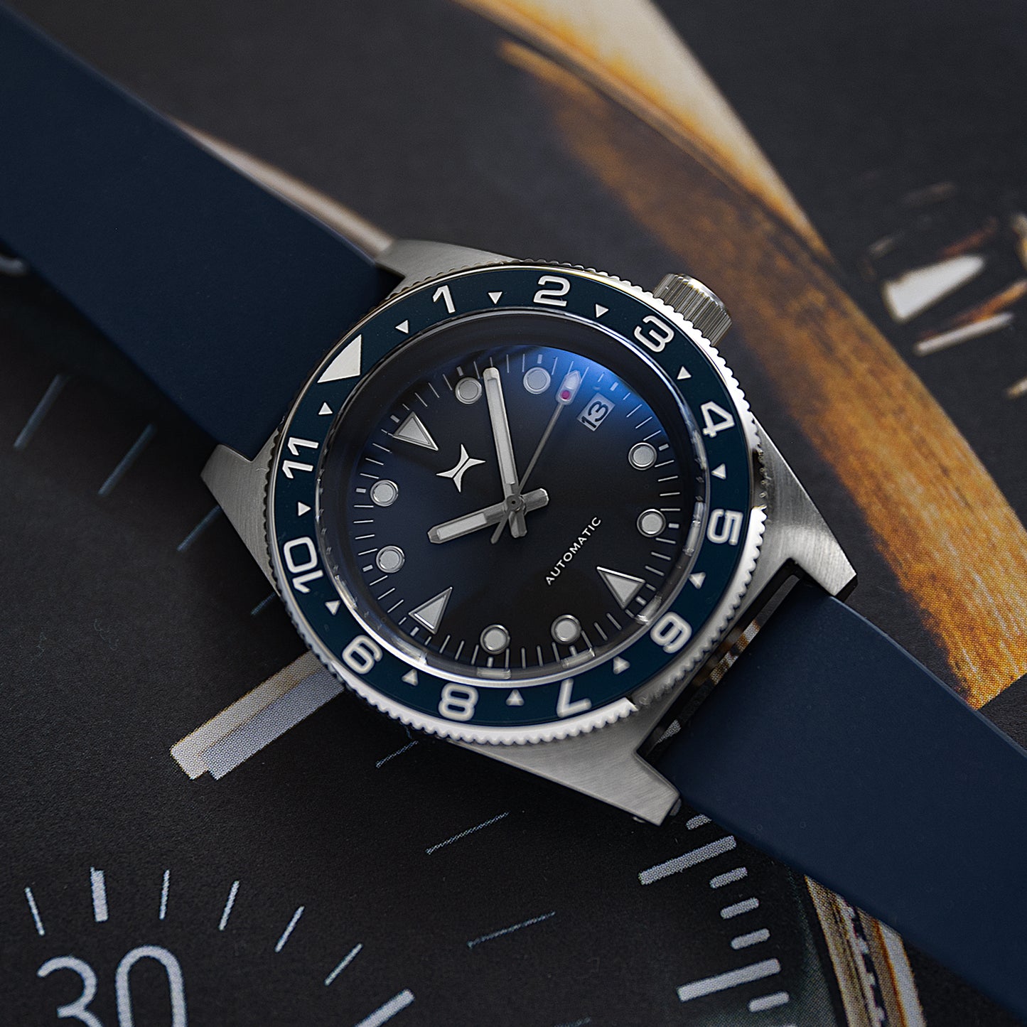 40mm 62MAS - Neo-Vintage Aegean Blue